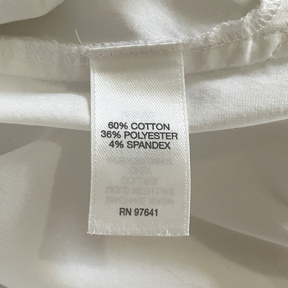 J.JILL White Shirt Collection Size Medium Long Sleeve Button-Up Classic Top - Picture 6 of 8